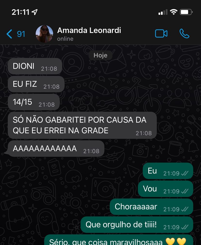 Depoimento de aluno 5 — UFRGS